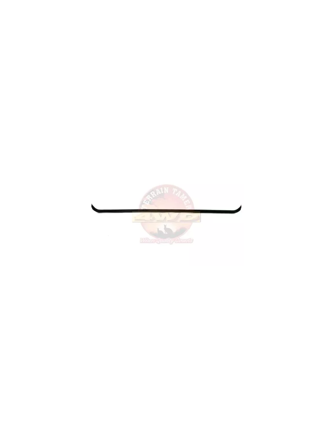 Bourrelet extérieur vitre porte avant sans fenêtre 1/4