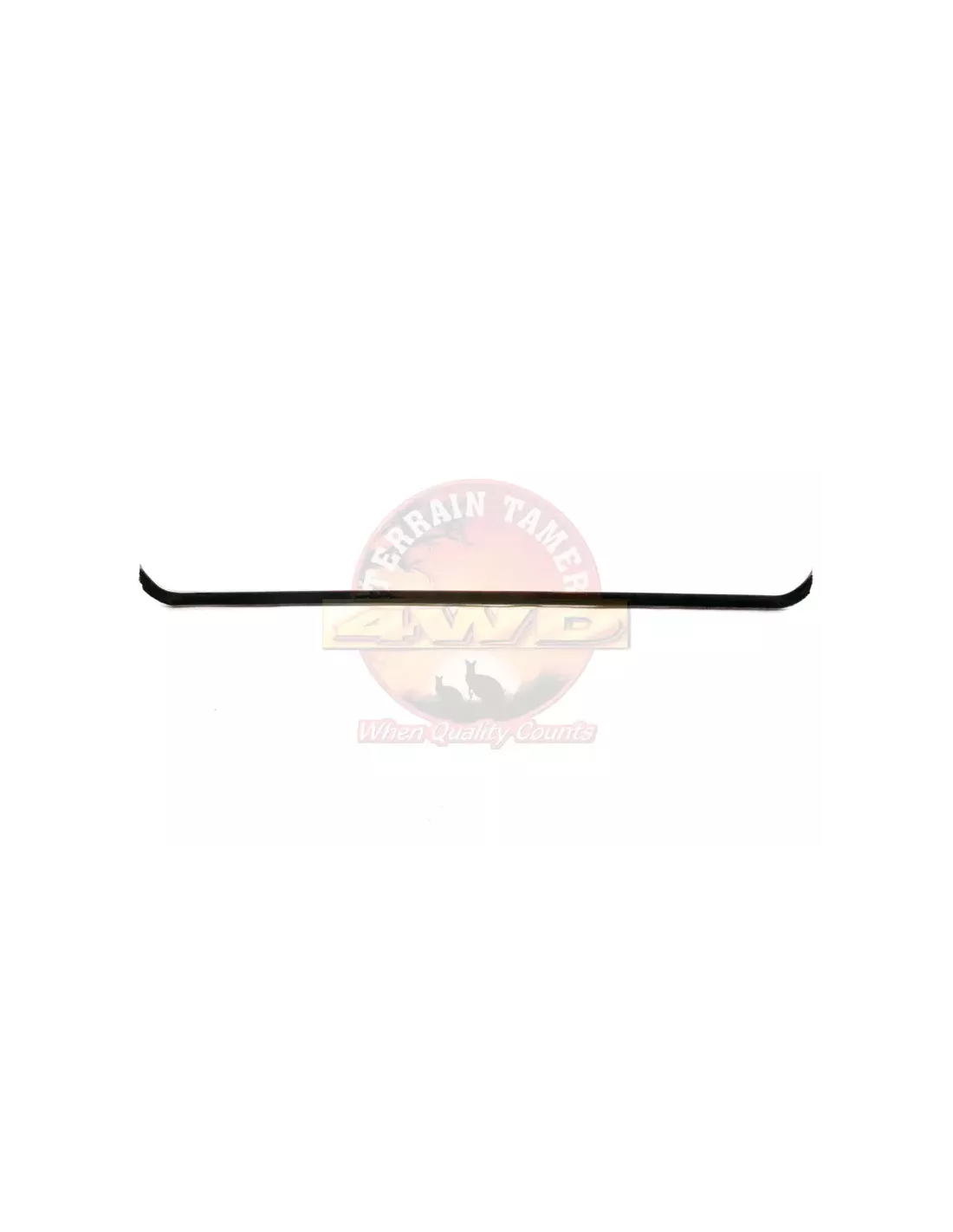 Bourrelet extérieur vitre porte avant sans fenêtre 1/4