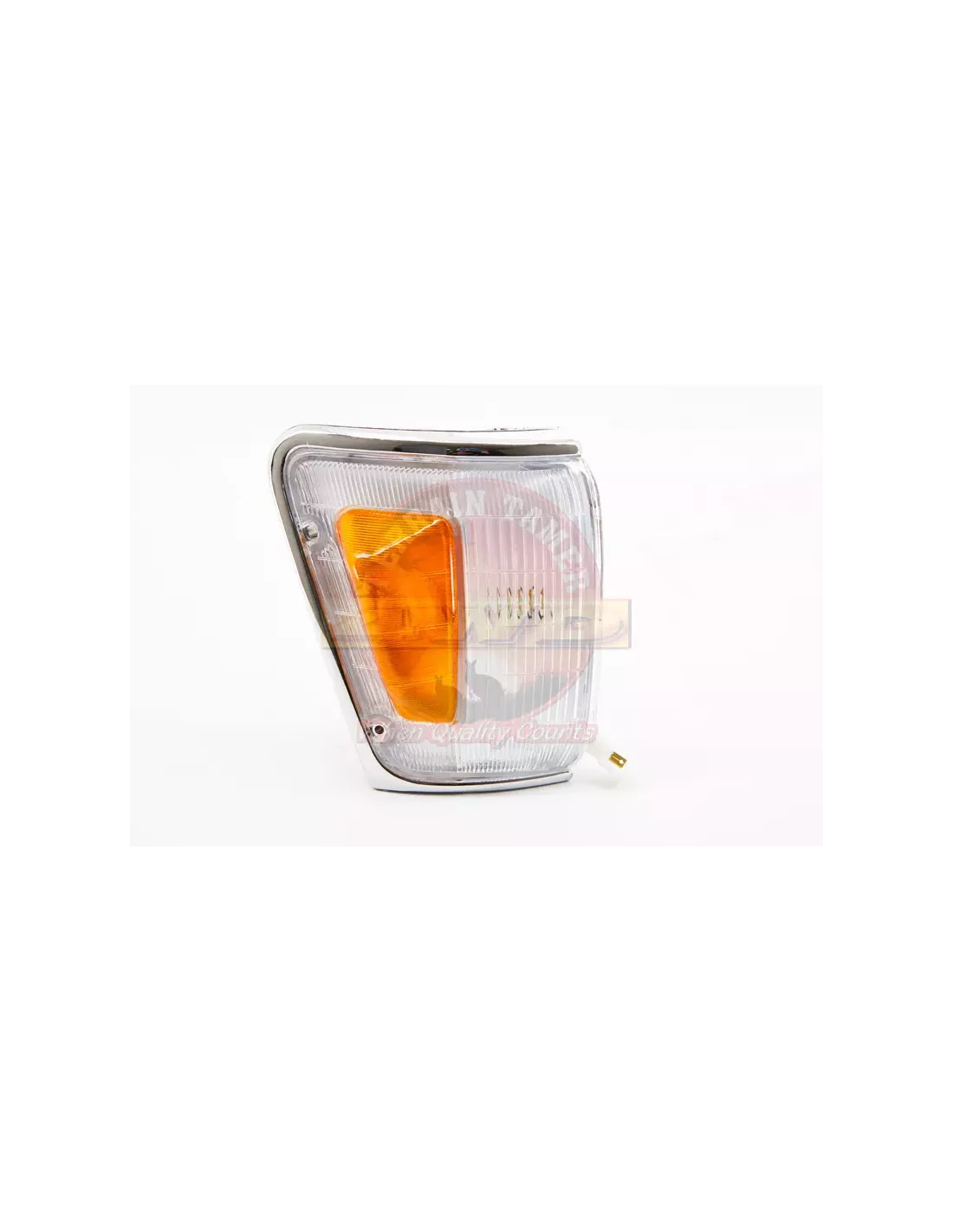 Ensemble lampe avant angle droit chrome bord fin taïwanais