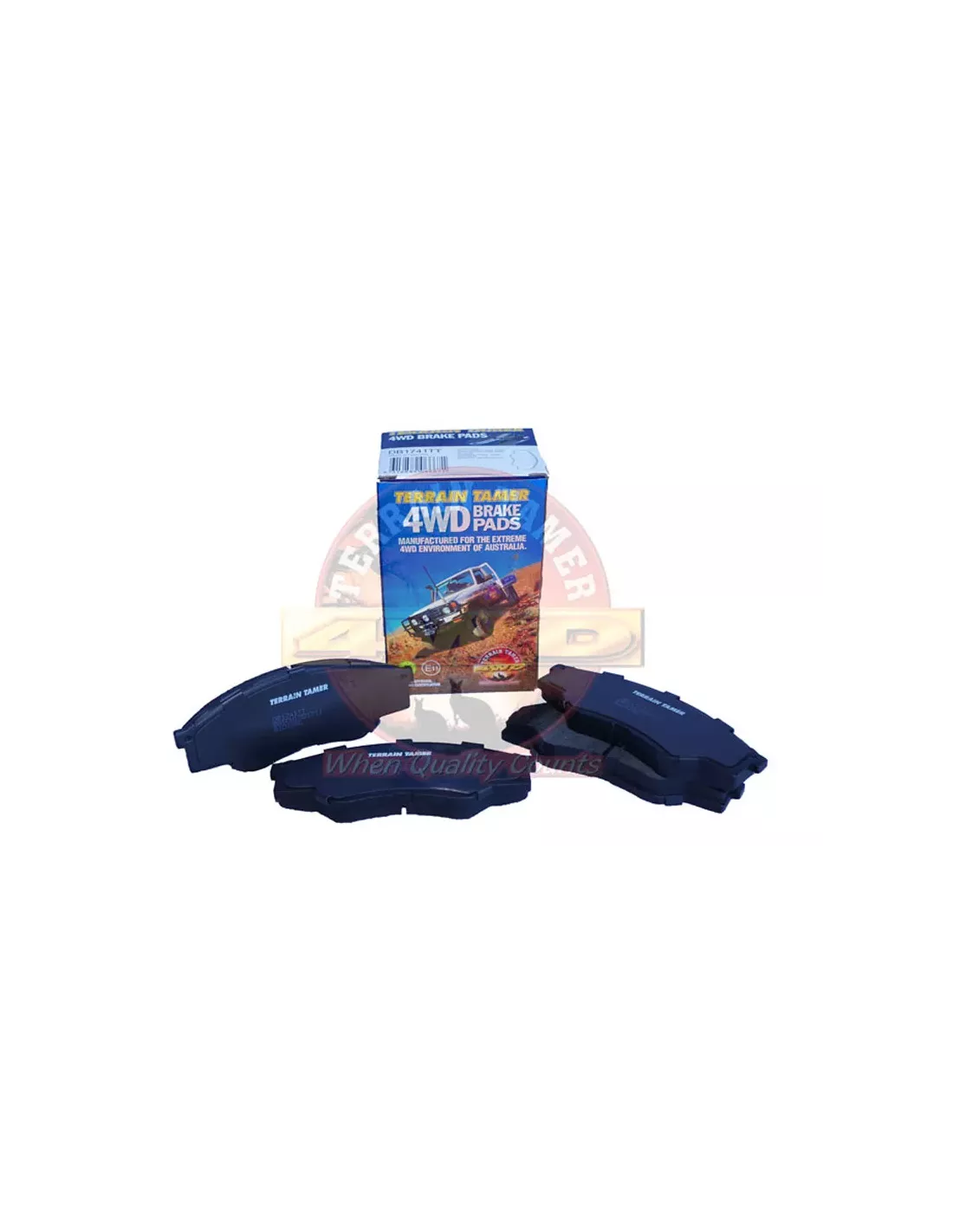 Jeu de plaquettes de frein avant Terrain Tamer Toyota Hilux