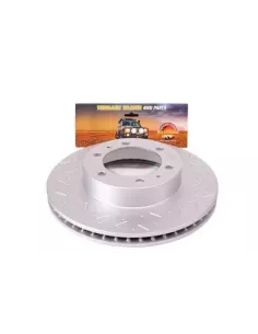 Disque de frein avant rainuré et festonné Terrain Tamer