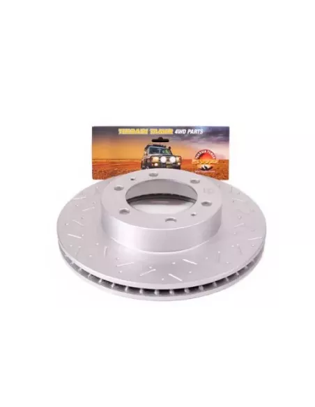 Disque de frein avant rainuré et festonné Terrain Tamer