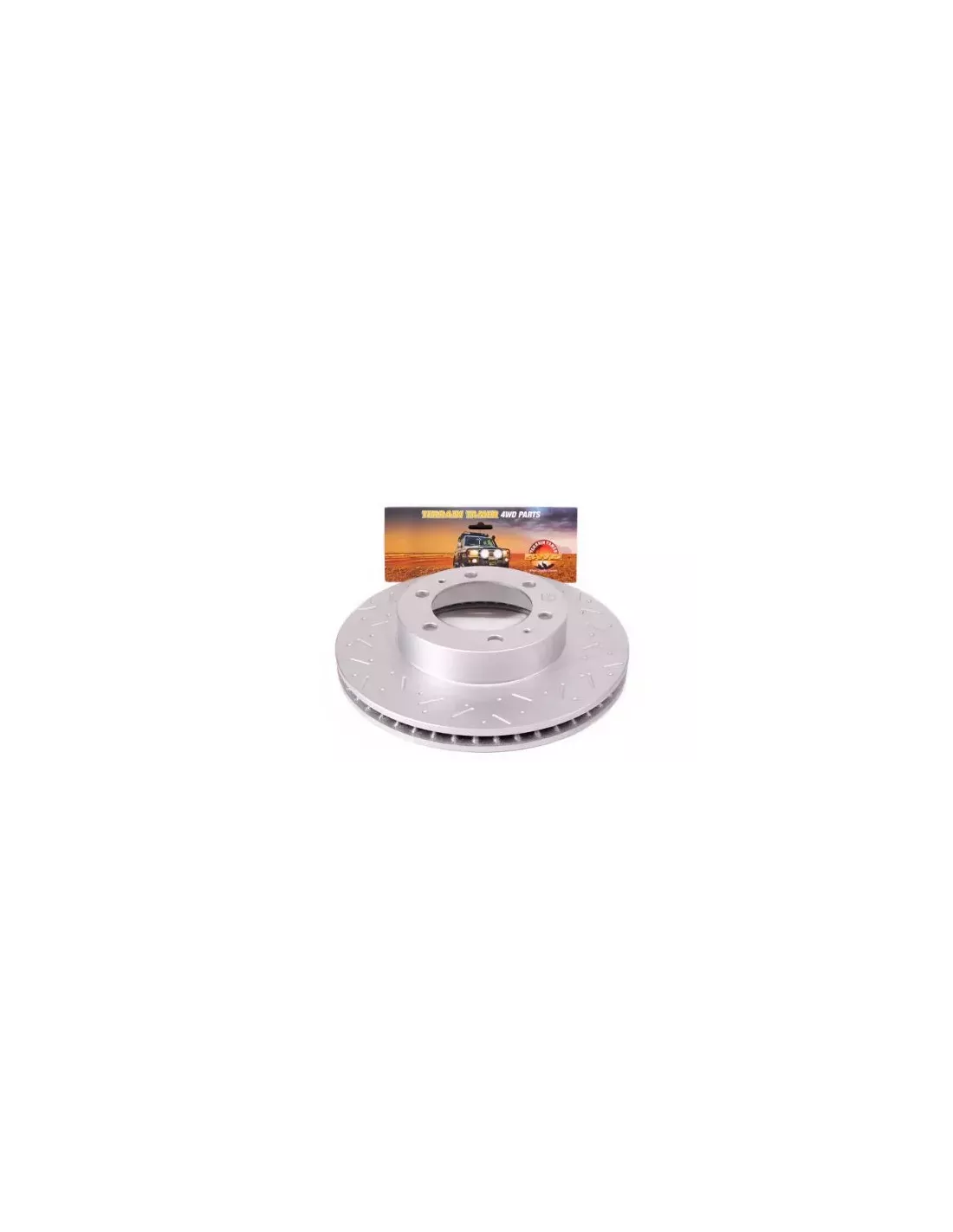 Disque de frein avant rainuré et festonné Terrain Tamer