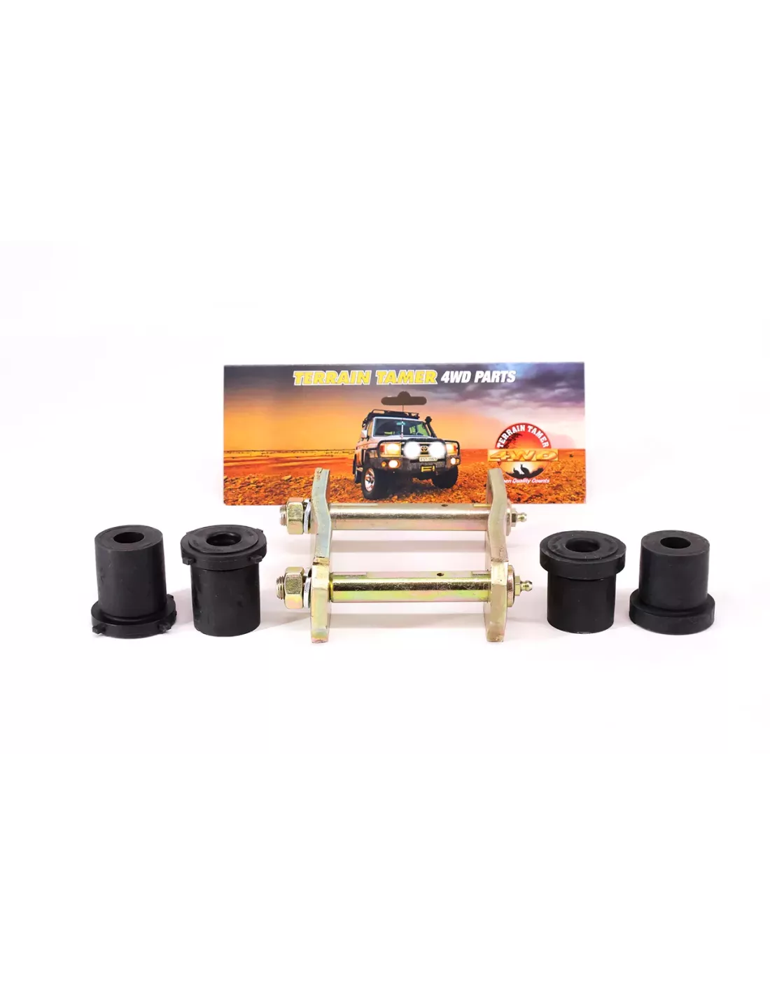 Kit de chapes avec silentblocs en caoutchouc Terrain Tamer