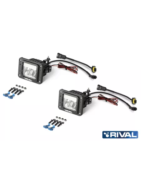 PHARE LED RIVAL ANTI-BROUILLARD + POSITION - PC AV (la paire