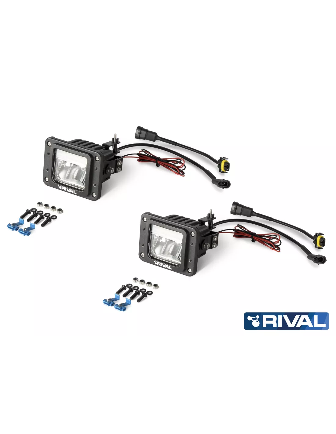 PHARE LED RIVAL ANTI-BROUILLARD + POSITION - PC AV (la paire