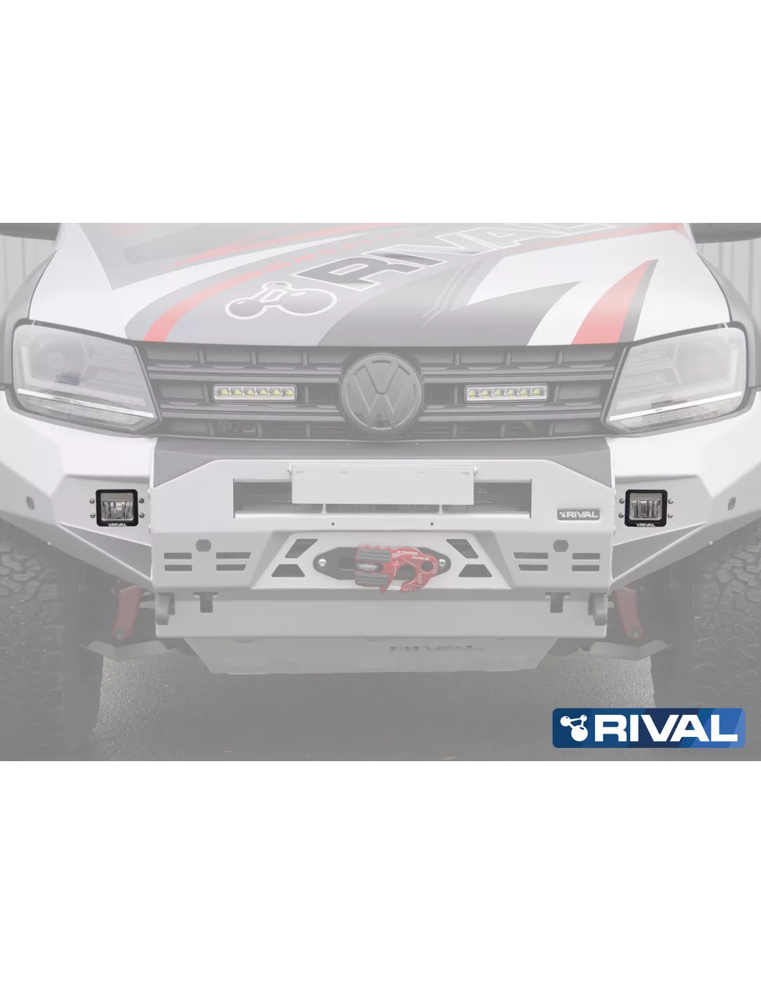PHARE LED RIVAL ANTI-BROUILLARD + POSITION - PC AV (la paire