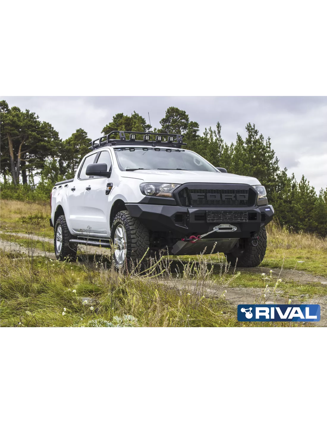 BUMPER FRONT RIVAL FORD RANGER 2011+ (USAGE COMPETITION) (bO