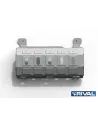 PLAQUE PROTECTION RIVAL SILENCIEUX JEEP JK (bO12)