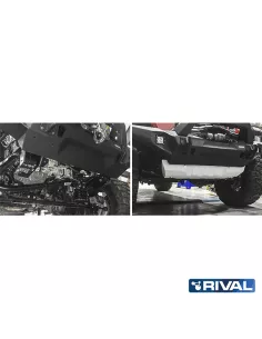 PLAQUE PROTECTION RIVAL BARRE DIRECTION JEEP JL (bO12) 2