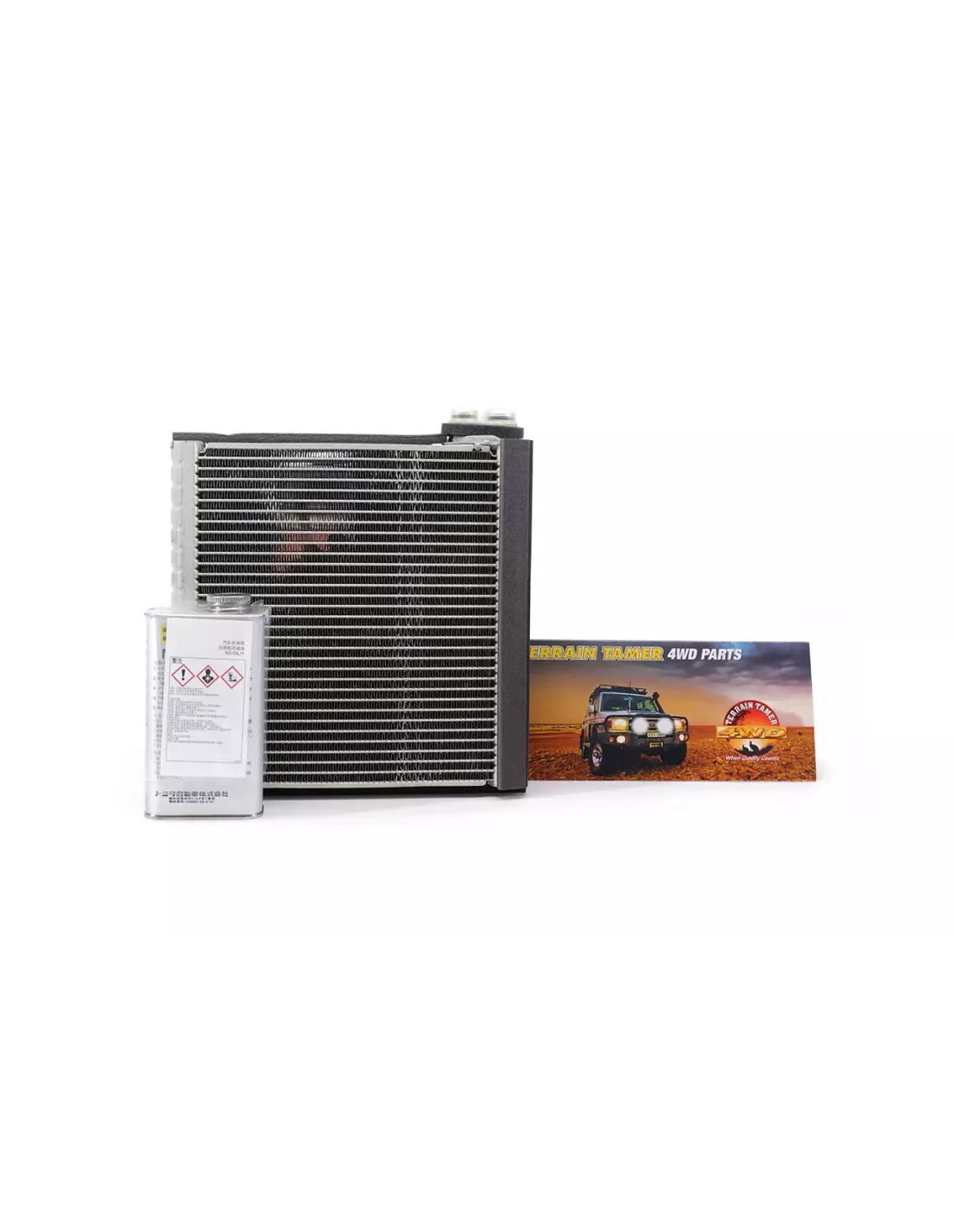 Evaporateur complet refroidisseur n°1 côté gauche conduite