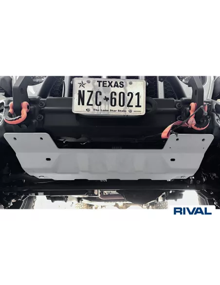 PLAQUE PROTECTION RIVAL BARRE DIRECTION JEEP JK/JL (bO21)