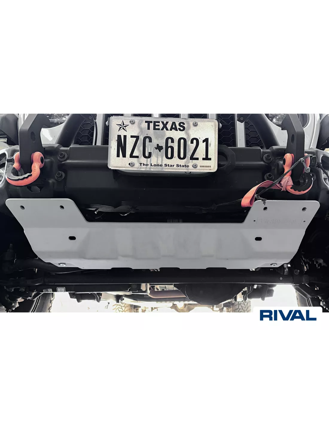 PLAQUE PROTECTION RIVAL BARRE DIRECTION JEEP JK/JL (bO21)