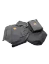 Kit housses de sièges toile grise 2 sièges avant baquet +
