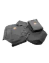 Kit housses de sièges toile grise 2 sièges avant baquet +