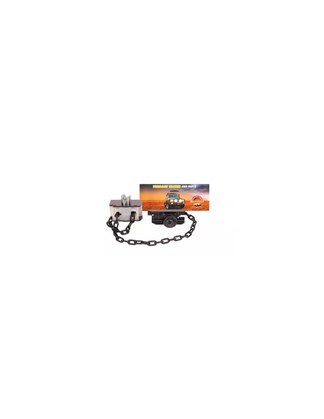Support complet roue de secours Terrain Tamer Toyota Hilux