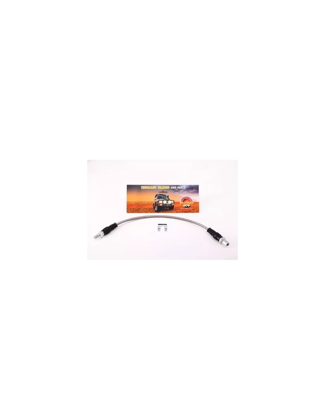 Flexible de frein tressé avant central non ABS +50mm