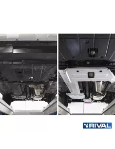 PLAQUE PROTECTION RIVAL TUYAUX CARBURANT DACIA DUSTER 4WD 20 2