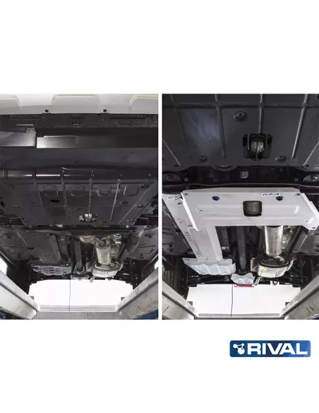 PLAQUE PROTECTION RIVAL TUYAUX CARBURANT DACIA DUSTER 4WD 20