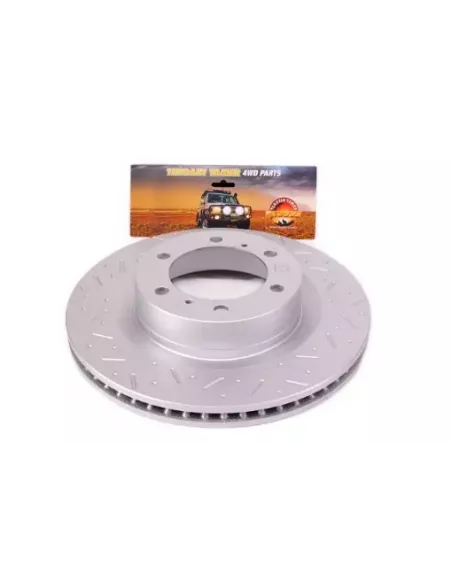 Disque de frein avant perforé et rainuré Terrain Tamer