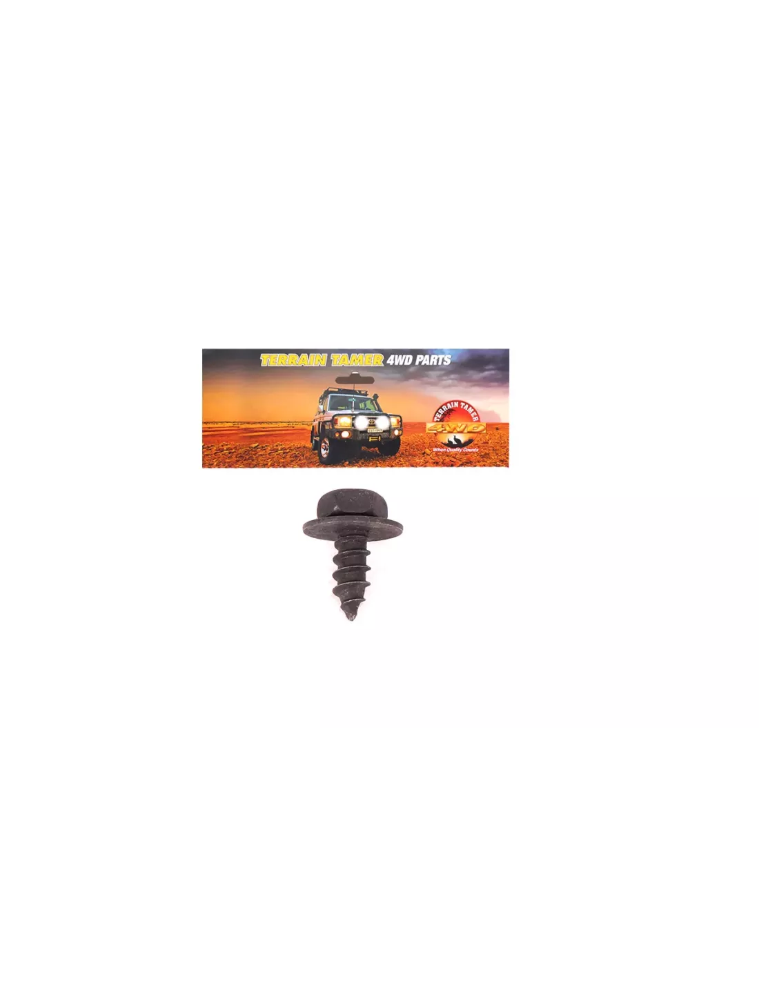 VIS POUR BAVETTE DE BOUE Terrain Tamer Toyota Hilux GGN125