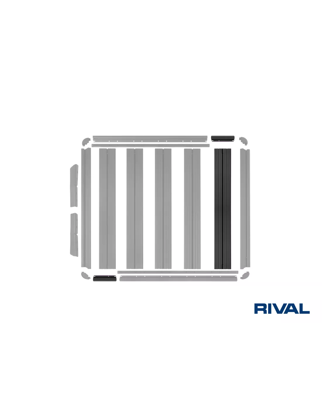 KIT EXTENSION PLATEFORME 1475x1430mm - LAND ROVER DEFENDER 1