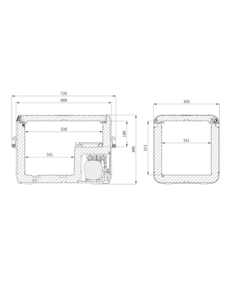 DOMETIC CFX3 55IM bac à glaçons (12/24 100-240V)