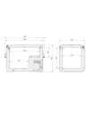 Dometic CFX3 55IM ICE BAC (12/24 100-240V) | Ranger offroad