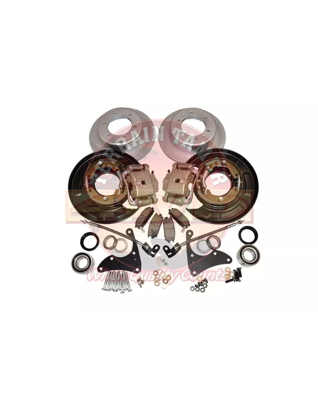 Kit de conversion frein arrière tambour vers disque TT