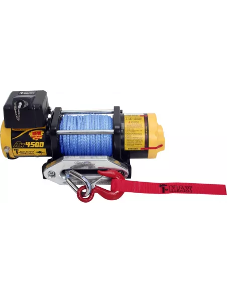 TREUIL T-MAX ATW 4500 PRO SERIES (2040KG) 12V - Corde synthé