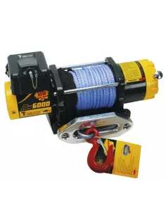 TREUIL T-MAX ATW 6000 PRO SERIES (2720KG) 12V - Corde synthé