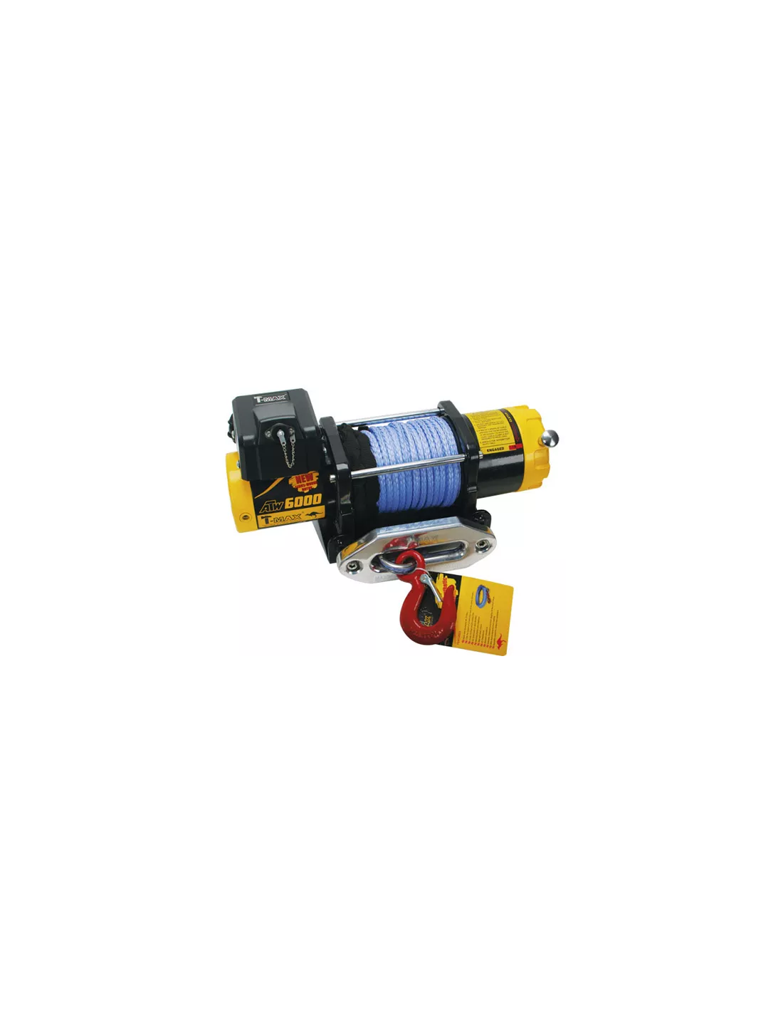 TREUIL T-MAX ATW 6000 PRO SERIES (2720KG) 12V - Corde synthé