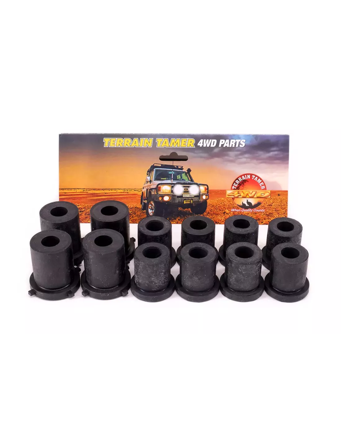 Kit bague de palier de chape en caoutchouc Terrain Tamer