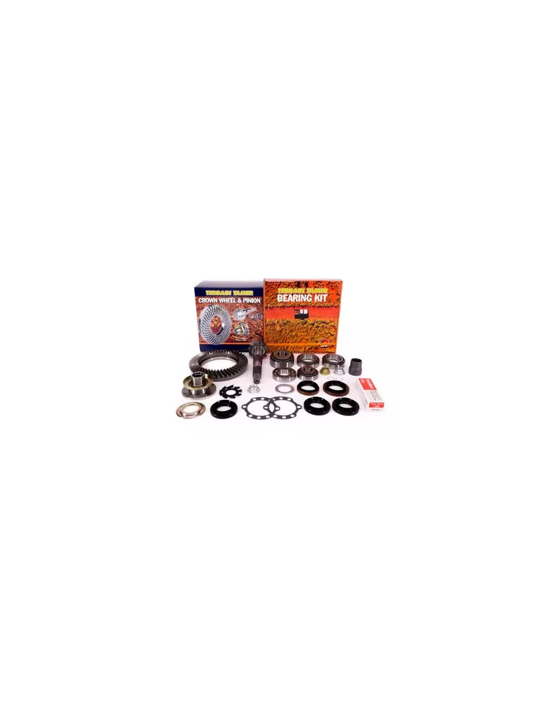 Kit révision pont avant 4.3R avec couronne/pignon et bride