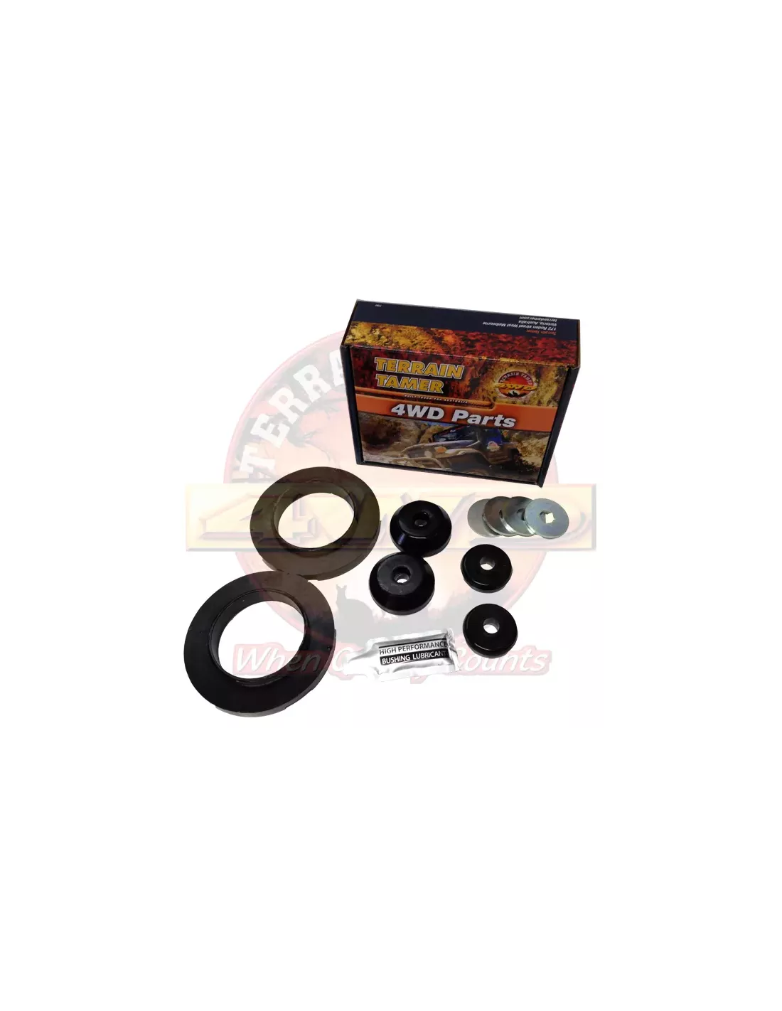 Kit de bagues de coupelle en polyuréthane 2WD & 4WD Terrain