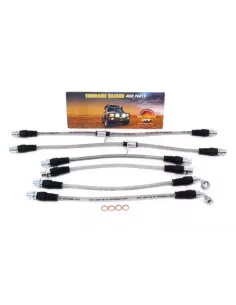 Kit Durite de Frein Tressée pour Véhicule Surélevé 0-50mm