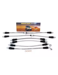 Kit Durite de Frein Tressée pour Véhicule Surélevé 0-50mm 2