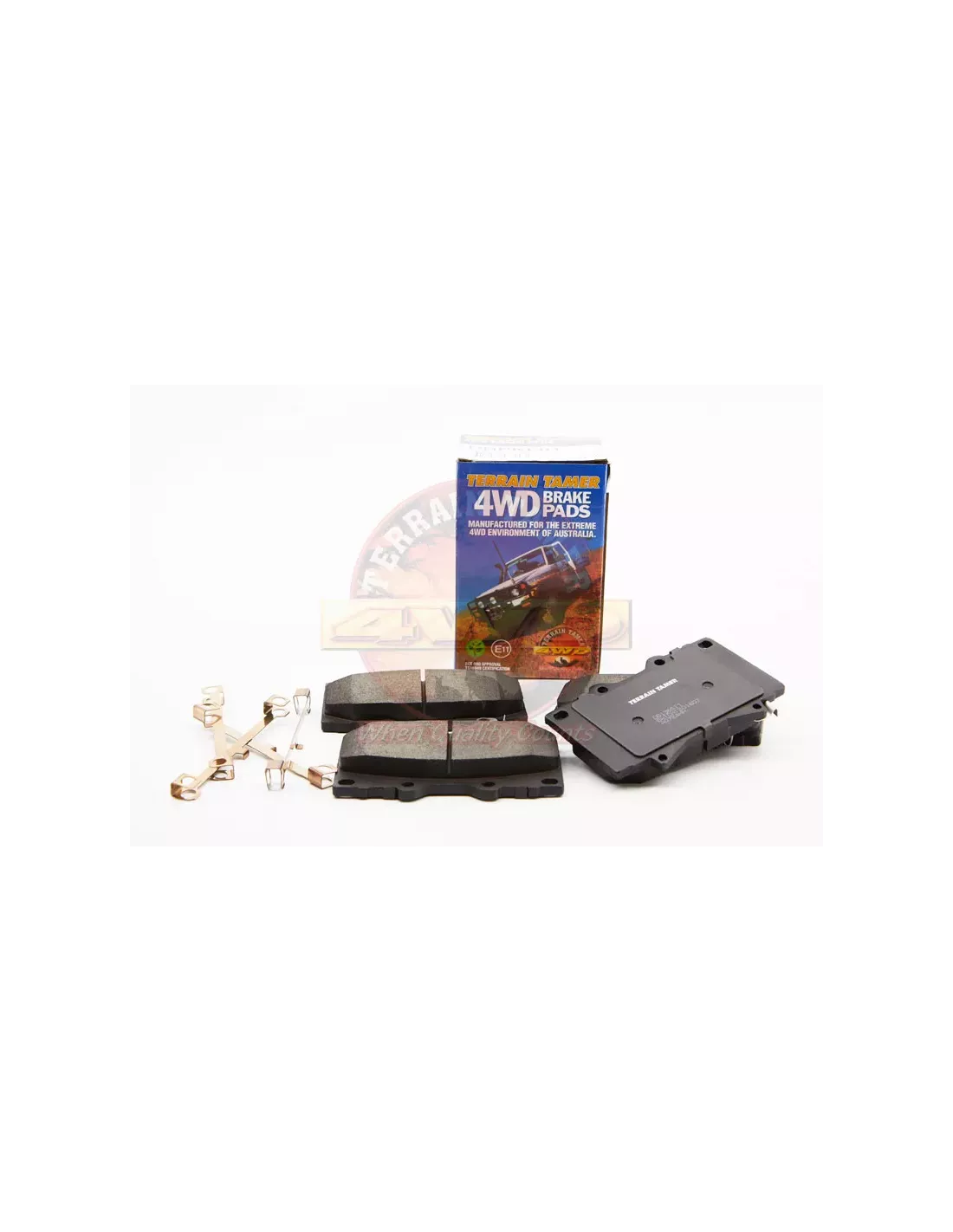 Kit plaquettes de frein avant avec accessoires Terrain