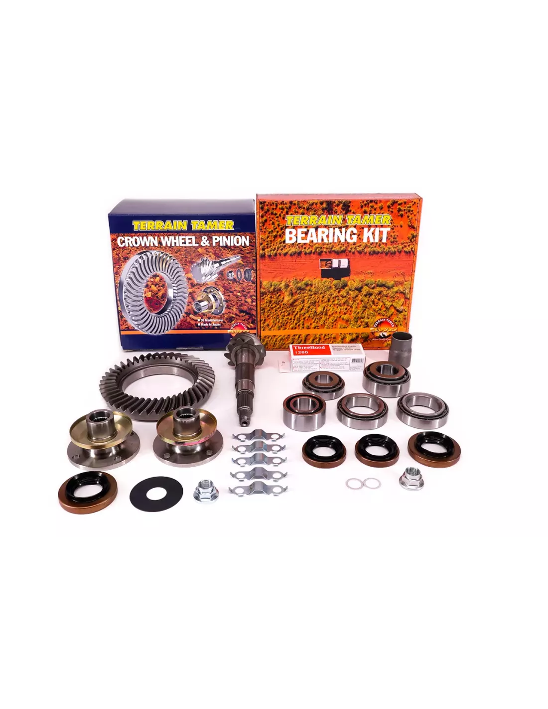 Kit réfection pont avant rapport 4.3 - avec couronne/pignon