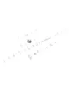 Engrenage tendeur de transfert compatible 4WD Part Time T