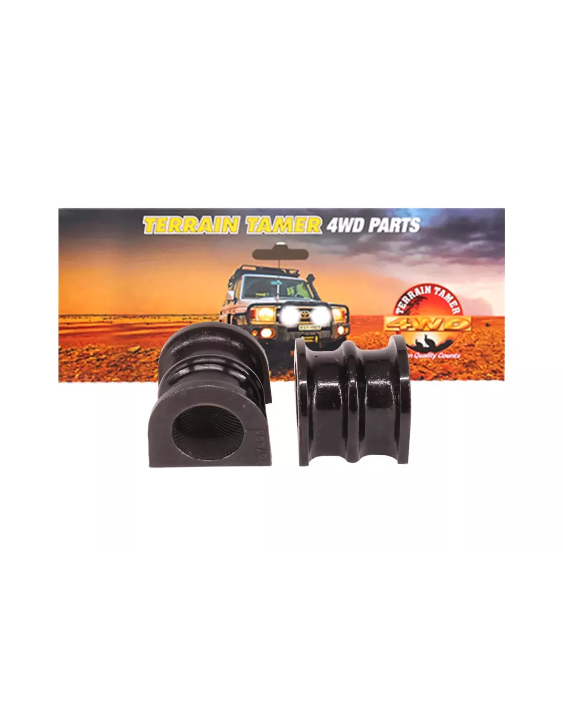 Palier de fixation barre stabilisatrice avant 34mm 4WD