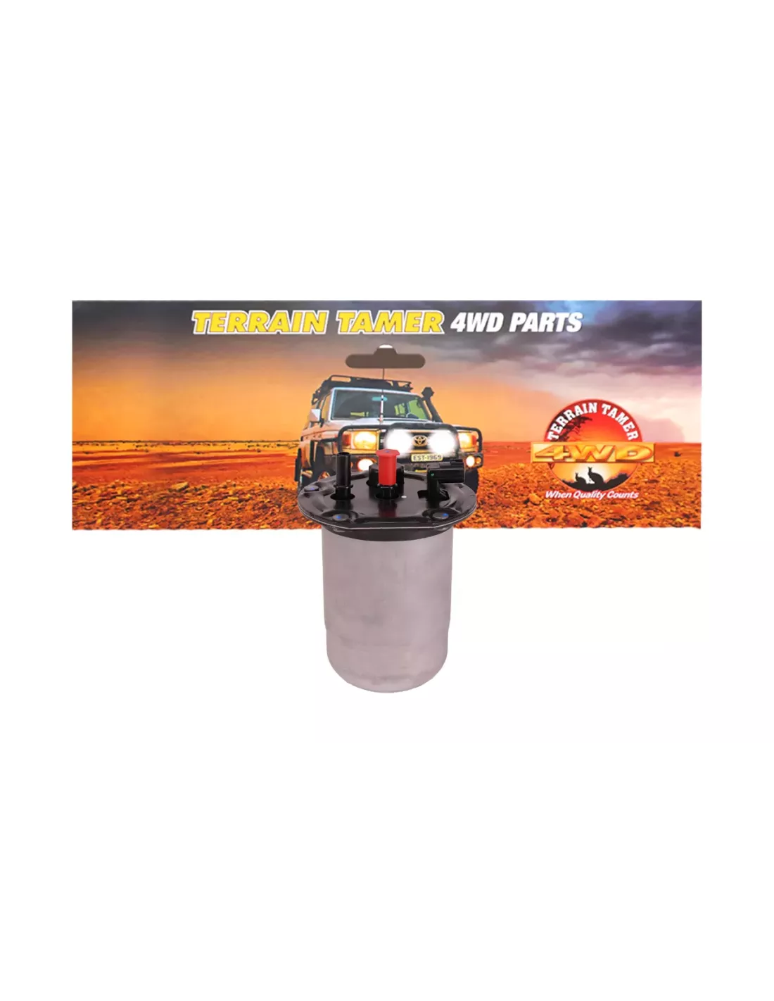 Filtre à carburant scellé non réparable Terrain Tamer
