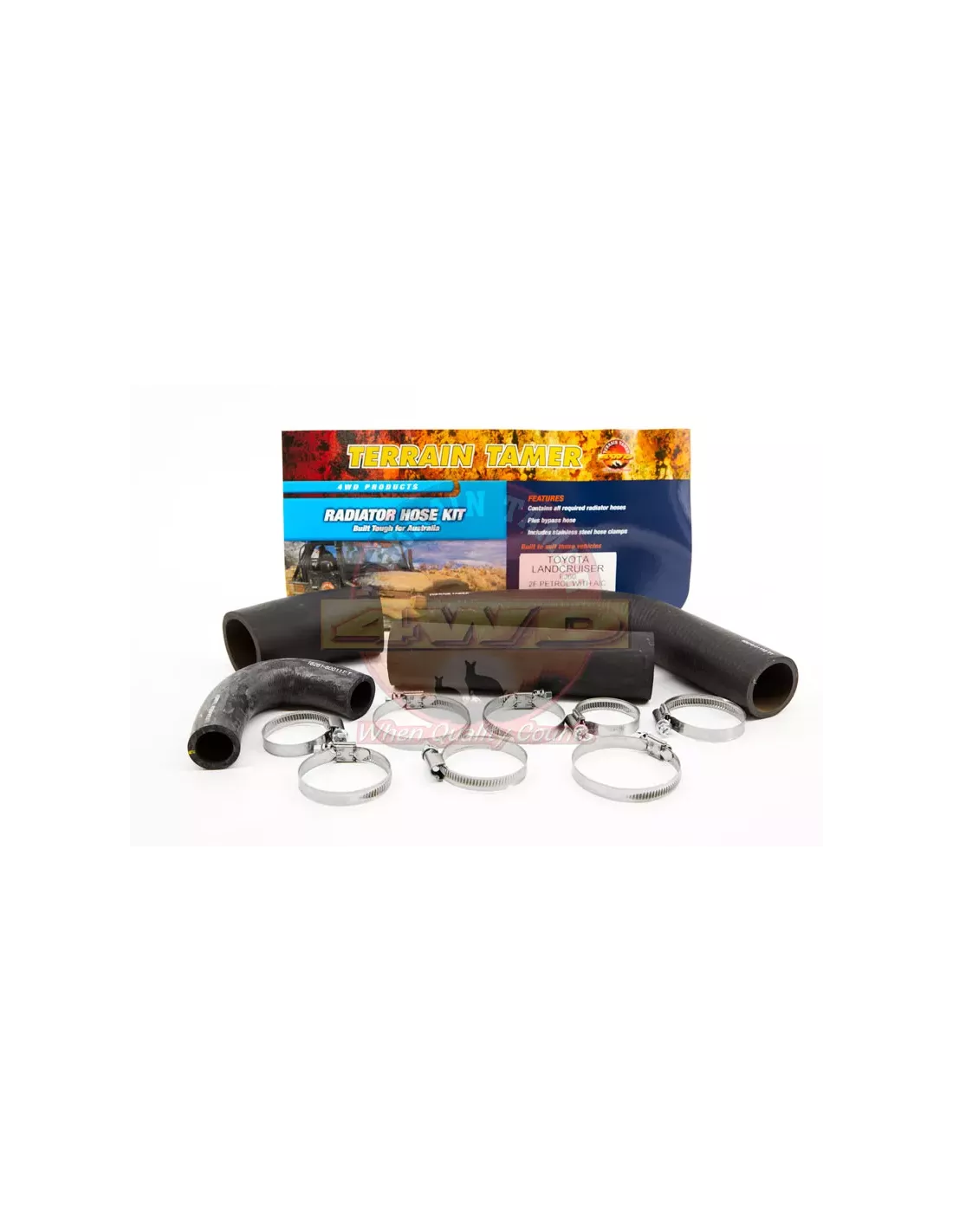 Kit de durites radiateur 2F compatible avec climatisation