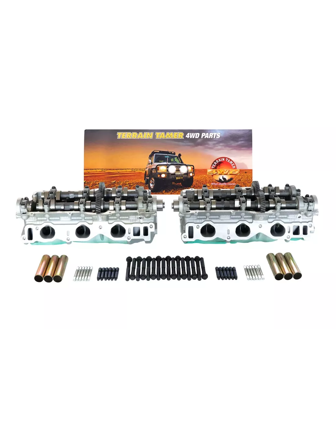 Culasses complètes avec arbre à cames 5VZFE V6 3.4L Terrain
