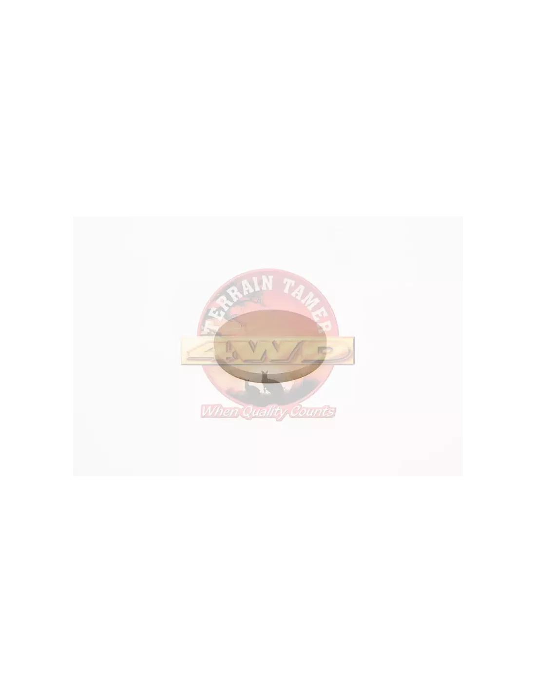 Entretoise de réglage de soupape T 2.50 Terrain Tamer