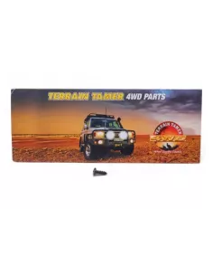 Plaque de protection pour seuil de porte avec vis Terrain