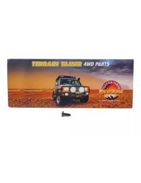 Plaque de protection pour seuil de porte avec vis Terrain