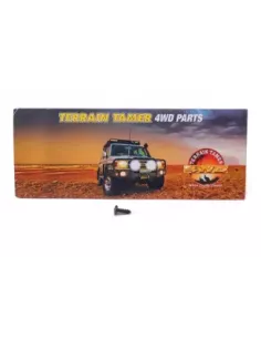 Plaque de protection pour seuil de porte avec vis Terrain 2