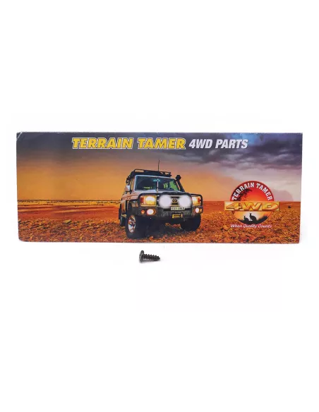 Plaque de protection pour seuil de porte avec vis Terrain