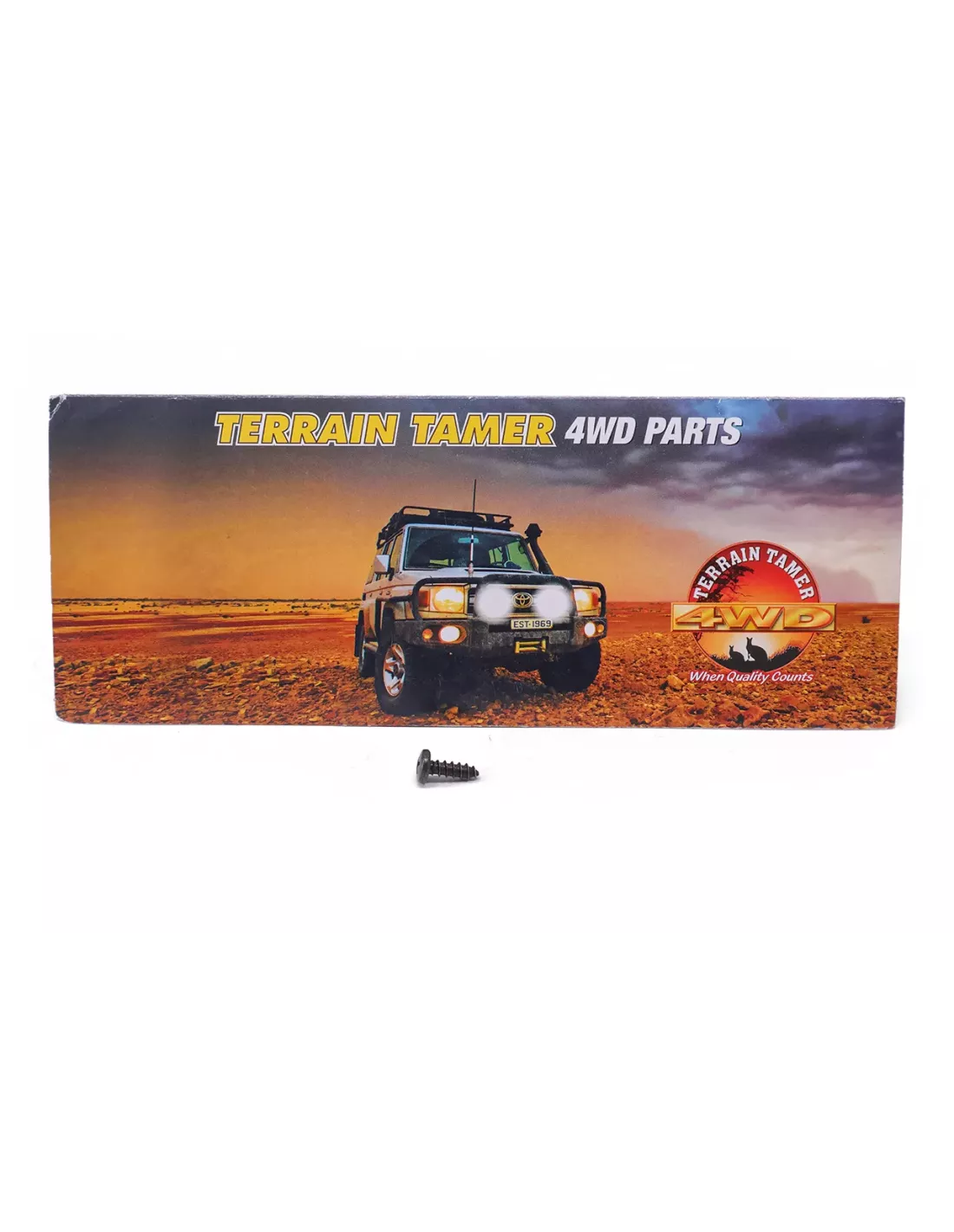 Plaque de protection pour seuil de porte avec vis Terrain